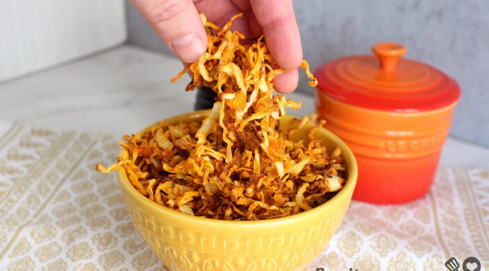 Cebola crispy na airfryer