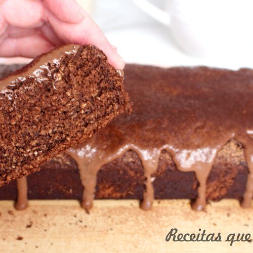 Bolo de chocolate ZERO açúcar