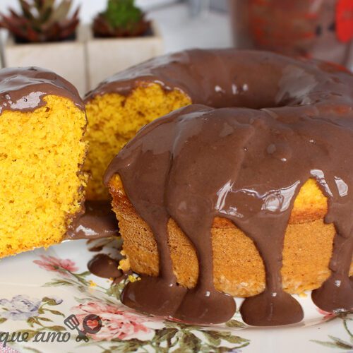 Bolo de cenoura sem açúcar