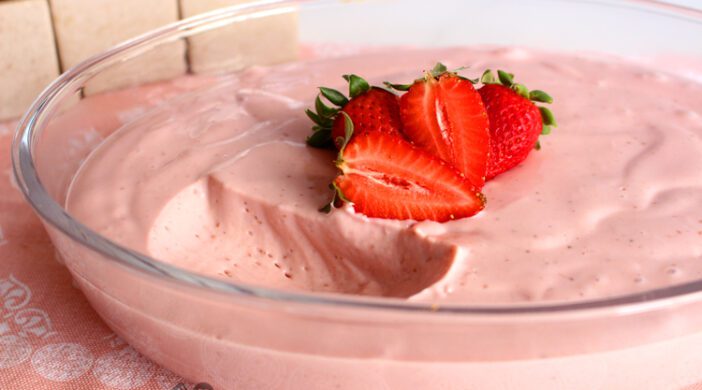 Mousse de morango