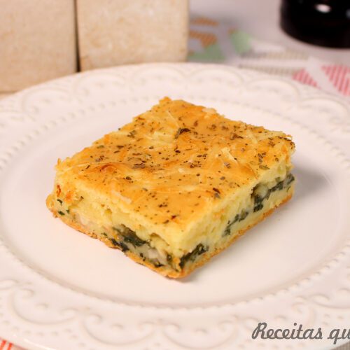 TORTA DE ESPINAFRE com queijo