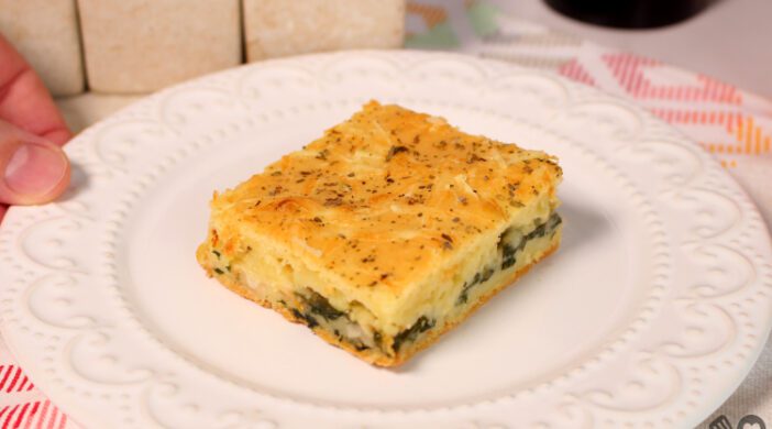 TORTA DE ESPINAFRE com queijo