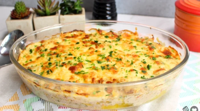 ATUM GRATINADO COM BATATA