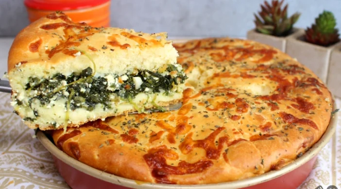Torta de espinafre com ricota