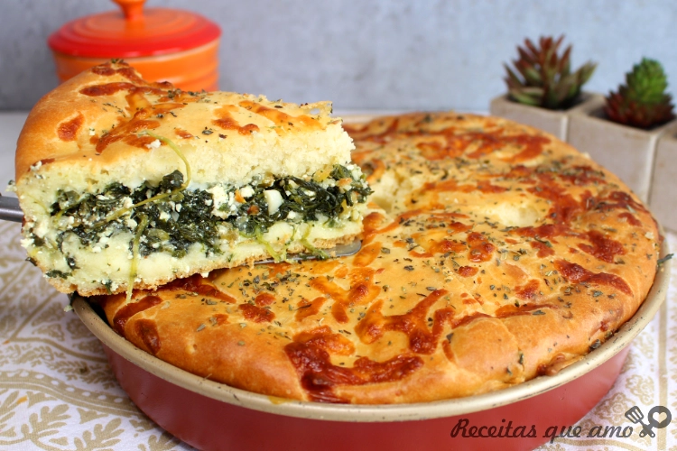 Torta de espinafre com ricota
